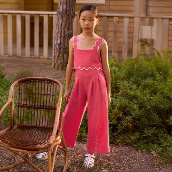 Παιδική ολόσωμη φόρμα για κορίτσια Mayoral μακριά κοραλί