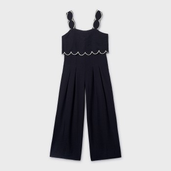 Παιδική ολόσωμη φόρμα για κορίτσια Mayoral μακριά μαύρη