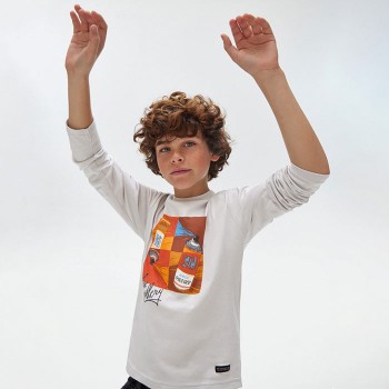 Παιδική μπλούζα για αγόρια Mayoral γκρι