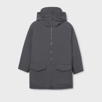 Παιδικό μπουφάν παρκά για αγόρια Mayoral μολυβί