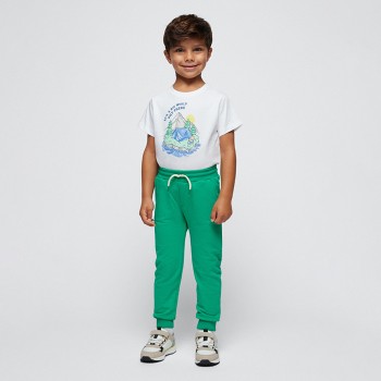 Παιδικό παντελόνι φόρμας για αγόρια Mayoral πράσινο