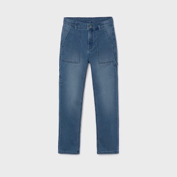 Παιδικό παντελόνι soft denim worker για αγόρια Mayoral τζιν