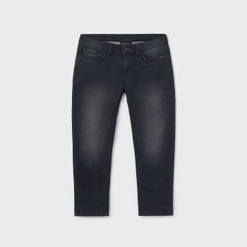 Παιδικό παντελόνι soft denim για αγόρια Mayoral μαύρο