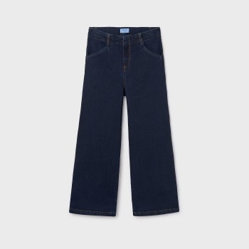 Παιδικό παντελόνι denim για κορίτσια Mayoral τζιν σκούρο