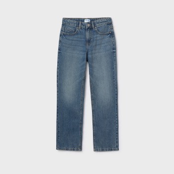 Παιδικό παντελόνι denim relax για κορίτσια Mayoral τζιν