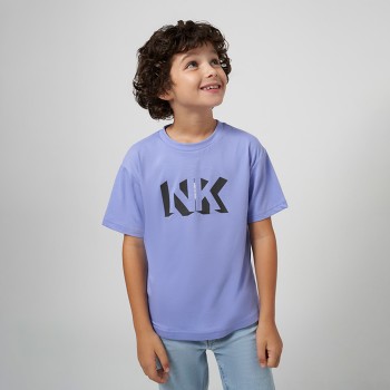 Παιδική μπλούζα για αγόρια Mayoral με στάμπα λιλά