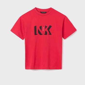 Παιδική μπλούζα για αγόρια Mayoral με στάμπα κόκκινο