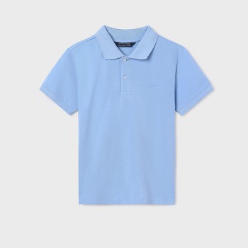 Παιδική μπλούζα πόλο για αγόρια Mayoral γαλάζιο