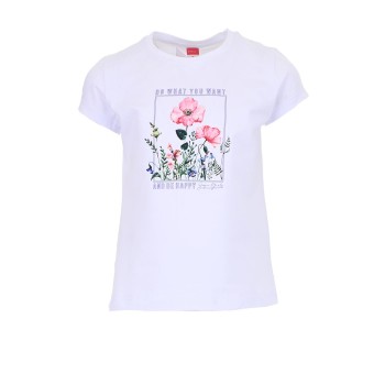 Παιδική μπλούζα για κορίτσια Joyce λευκό
