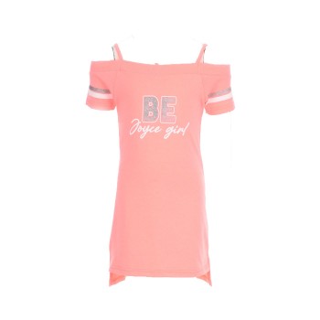 Παιδικό φόρεμα για κορίτσια Joyce ροζ φλουο