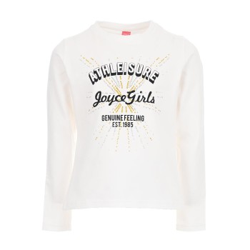 Παιδική μπλούζα για κορίτσια Joyce λευκή