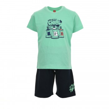 Παιδικό σετ για αγόρια Joyce πράσινο-μαρέν
