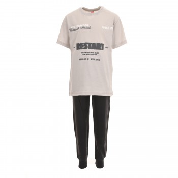 Παιδικό σετ για αγόρια Joyce γκρι- ανθρακί