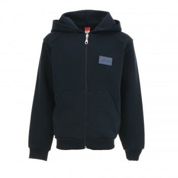 Παιδική ζακέτα με κουκούλα για αγόρια Joyce μπλε μαρέν