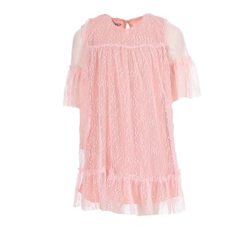 Παιδικό φόρεμα για κορίτσια Ebita με κολιέ ροζ