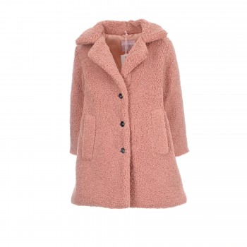 Παιδικό παλτό για κορίτσια Ebita ροζ