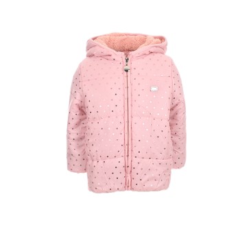 Βρεφικό μπουφάν για κορίτσια Ebita ροζ