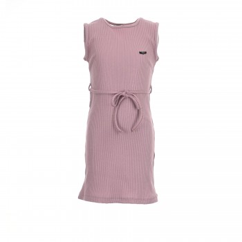 Παιδικό φόρεμα ριπ για κορίτσια Ebita με χρυσοκλωστή dusty lilac