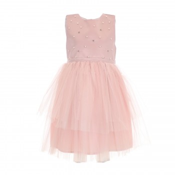Παιδικό φόρεμα με τούλι για κορίτσια Ebita dusty pink