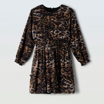 Παιδικό φόρεμα για κορίτσια Ebita animal print