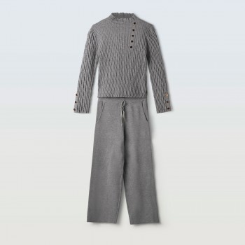 Παιδικό σετ για κορίτσια Ebita γκρι