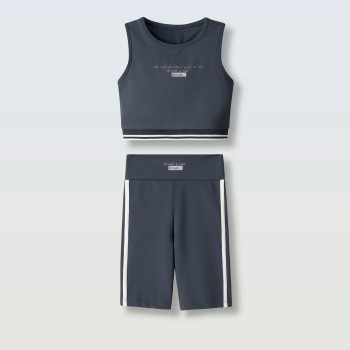 Παιδικό σετ με κολάν ποδηλατικό για κορίτσια Ebita ραφ