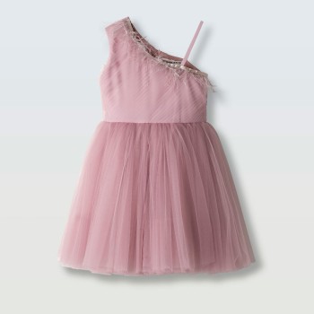 Παιδικό φόρεμα με τούλι για κορίτσια Ebita λιλά