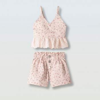 Παιδικό σετ με σορτς για κορίτσια Ebita σομών