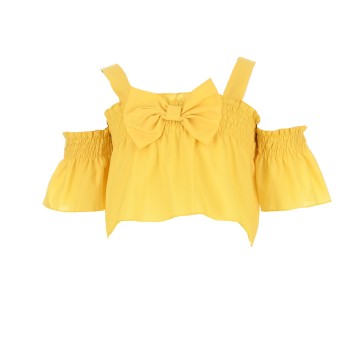 Παιδική μπλούζα για κορίτσια M&B κίτρινο