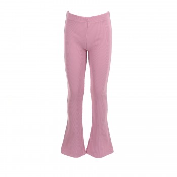 Παιδικό παντελόνι ριπ καμπάνα για κορίτσια Domer ροζ