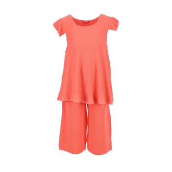 Παιδικό σετ με παντελόνα για κορίτσια Domer πορτοκαλί