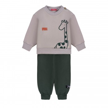 Παιδικό σετ φόρμα για αγόρια Domer ποντικί-χακί