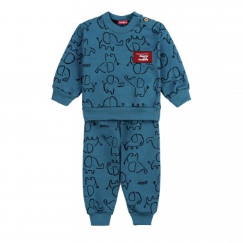 Παιδικό σετ φόρμα για αγόρια Domer πετρόλ