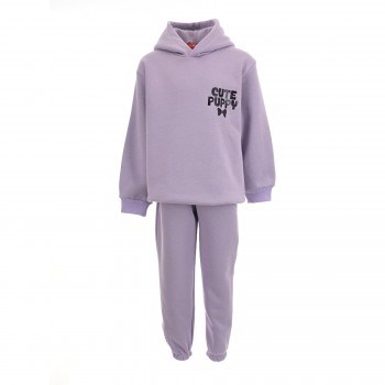 Παιδικό σετ φόρμα για κορίτσια Domer λιλά