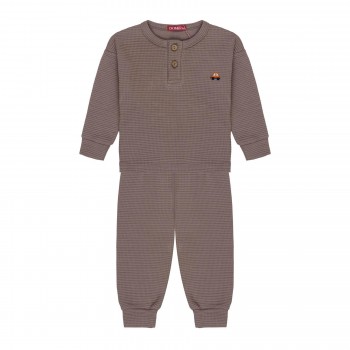 Βρεφικό σετ φόρμα για αγόρια Domer μπεζ