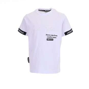 Παιδική μπλούζα για αγόρια Sprint ''good things'' λευκό