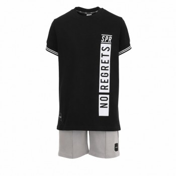 Παιδικό σετ για αγόρια Sprint μαύρο- γκρι