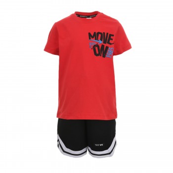 Παιδικό σετ για αγόρια Sprint κόκκινο-μαύρο
