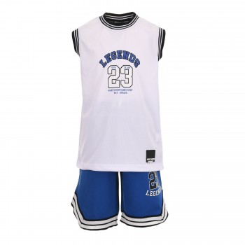 Παιδικό σετ για αγόρια Sprint  λευκό-ρουά