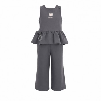 Παιδικό σετ με παντελόνα για κορίτσια Sprint γκρι