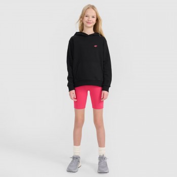 Παιδικό κολάν ποδηλατικό για κορίτσια 4F ροδακινί