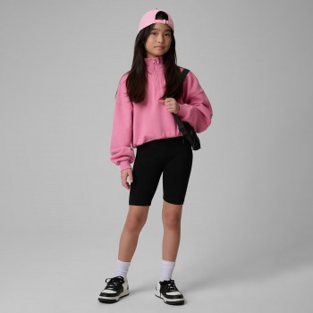 Παιδικό κολάν ποδηλατικό για κορίτσια 4F μαύρο