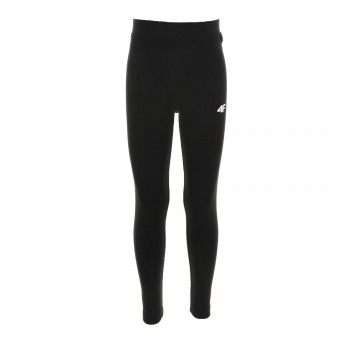 Παιδικό κολάν για κορίτσια 4F slim fit μαύρο