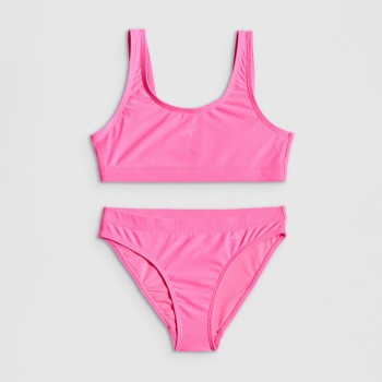 Παιδικό μαγιό μπικίνι για κορίτσια 4F φουξ