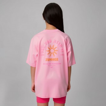 Παιδική μπλούζα για κορίτσια 4F ροζ