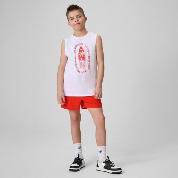 Παιδικό μαγιό για αγόρια 4F κόκκινο