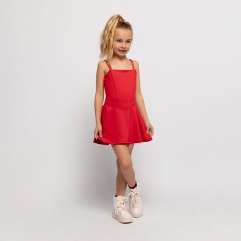 Παιδικό φόρεμα με σορτσάκι για κορίτσια Alice κόκκινο