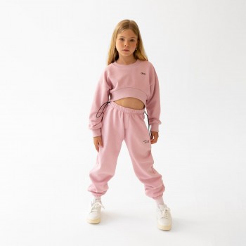Παιδικό σετ φόρμα για κορίτσια Alice ροζ