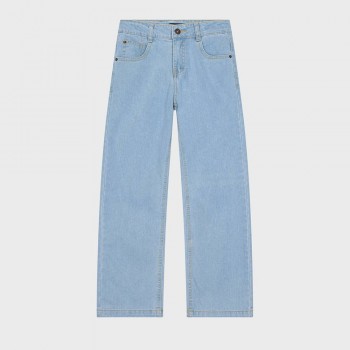 Παιδικό παντελόνι τζιν για κορίτσια Ativo γαλάζιο