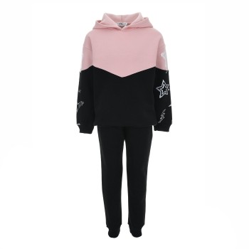 Φόρμα Nekidswear ροζ-μαύρο